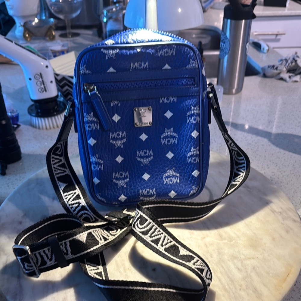 MCM Blue Crossbody Bag